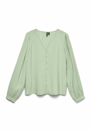 Vero Moda, TOP VMLOUISA TOP - Blouse - fog green