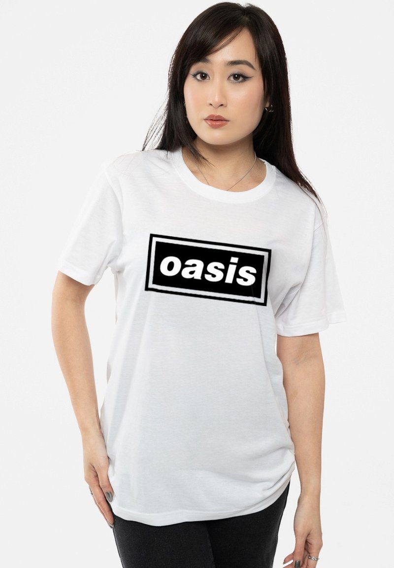 Paradiso Clothing DECCA BAND UNISEX - Print T-shirt - white