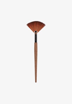 Dr Botanicals COFFEE GROUND MAKE UP FAN BRUSH WITH BIONIC FIBRES miedziany