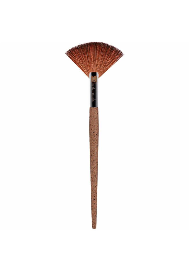 Dr Botanicals - COFFEE GROUND MAKE UP FAN BRUSH WITH BIONIC FIBRES - Pędzel do makijażu, Powiększ