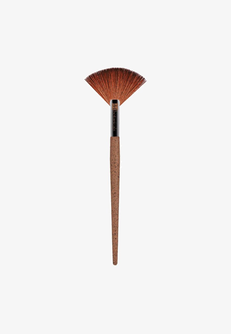Dr Botanicals - COFFEE GROUND MAKE UP FAN BRUSH WITH BIONIC FIBRES - Pędzel do makijażu, Powiększ