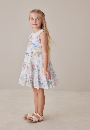 Laura Ashley, REGULAR FIT - COLLARED TIERED DRESS . - Freizeitkleid - multi seaside beach scene