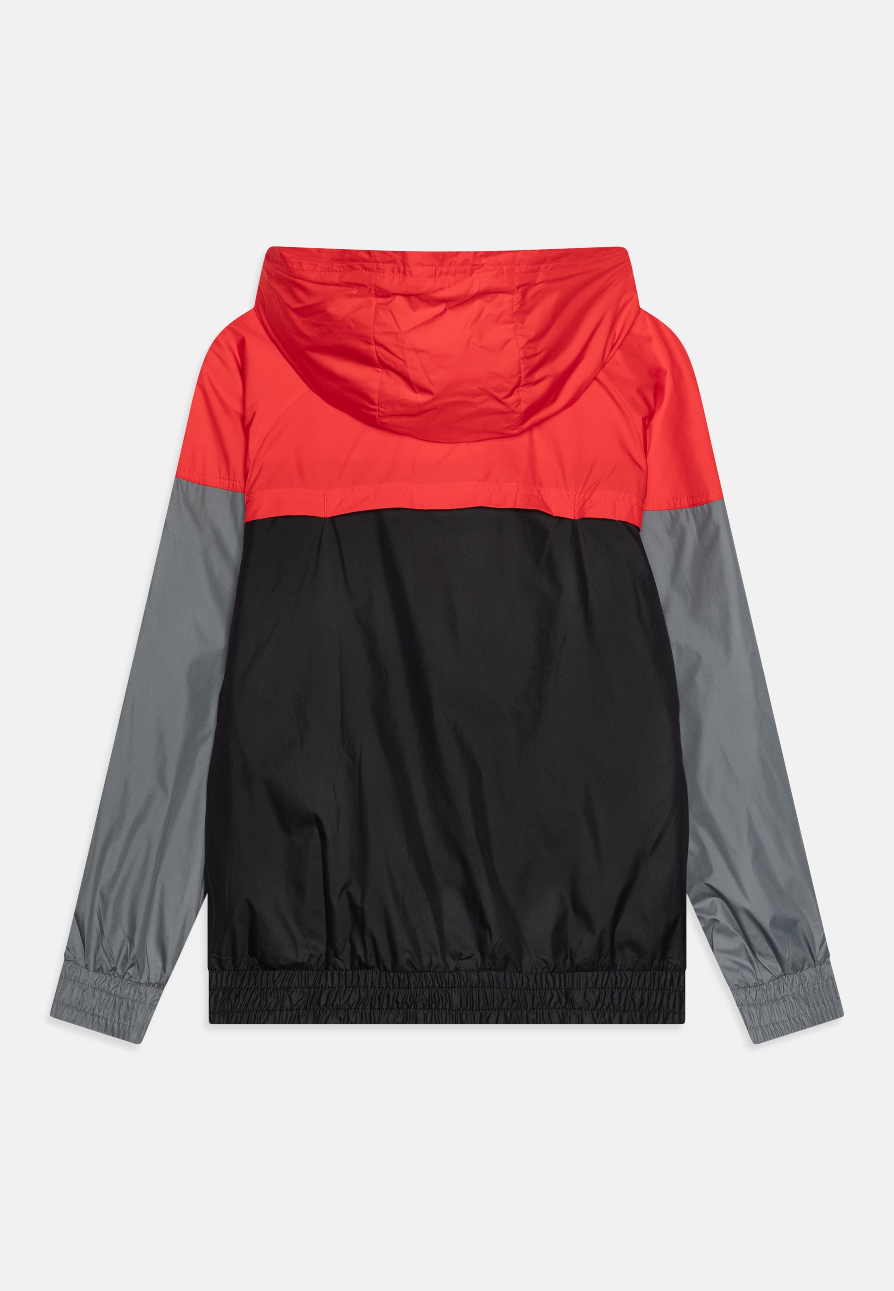 grey and red nike jacket