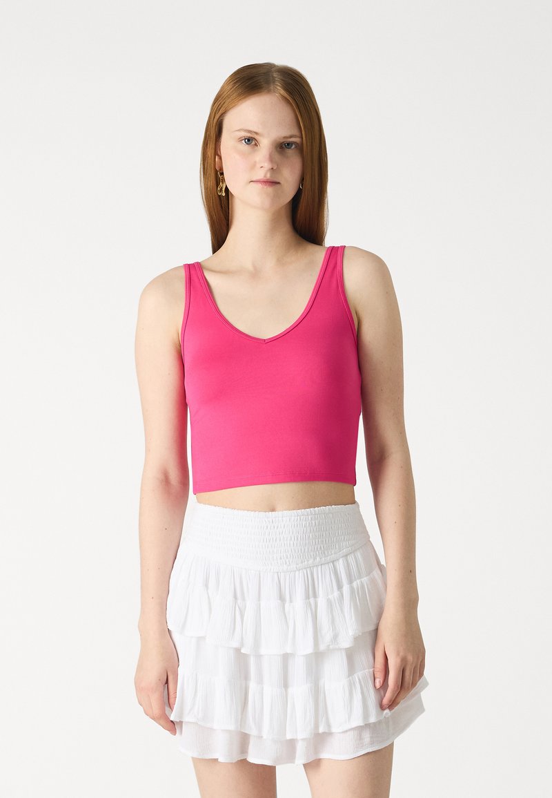 Hollister Co. BARE FLAT SEAMLESS - Top - pink yarrow