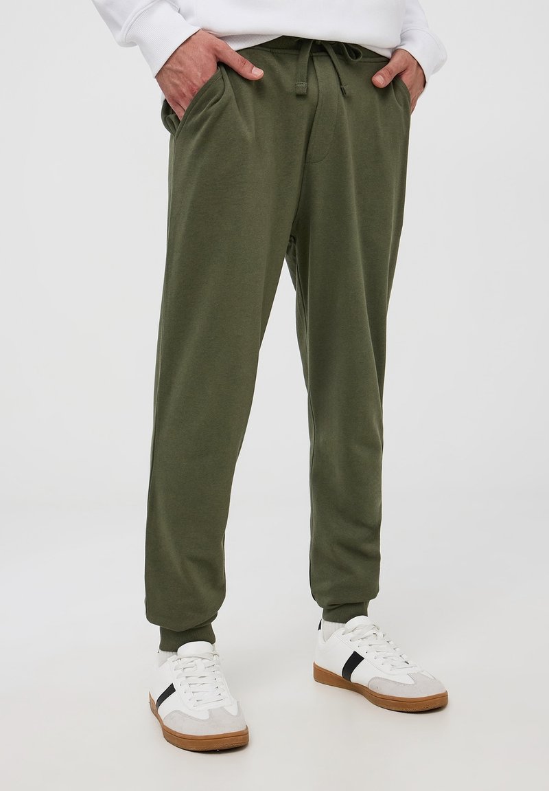 Terranova LEGGERI CON COULISSE IN TONO - Pantaloni sportivi - salvia