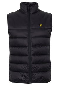 WADDED GILET - Väst - jet black