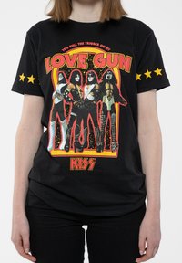 Paradiso Clothing KISS GUN STARS - Print T-shirt - black