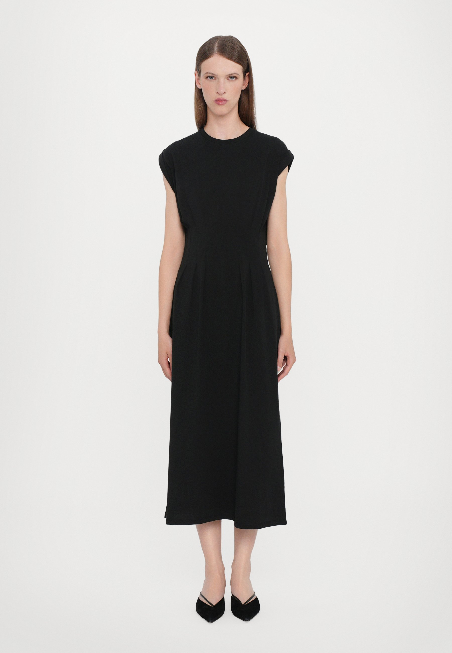 FRAME THE NIPPED DRESS - Jersey dress - black - Zalando.ie