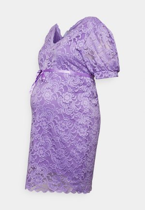 Mamalicious Curve MLMIVANA PUFF DRESS - Cocktail φόρεμα / Φόρεμα για πάρτι - bougainvillea