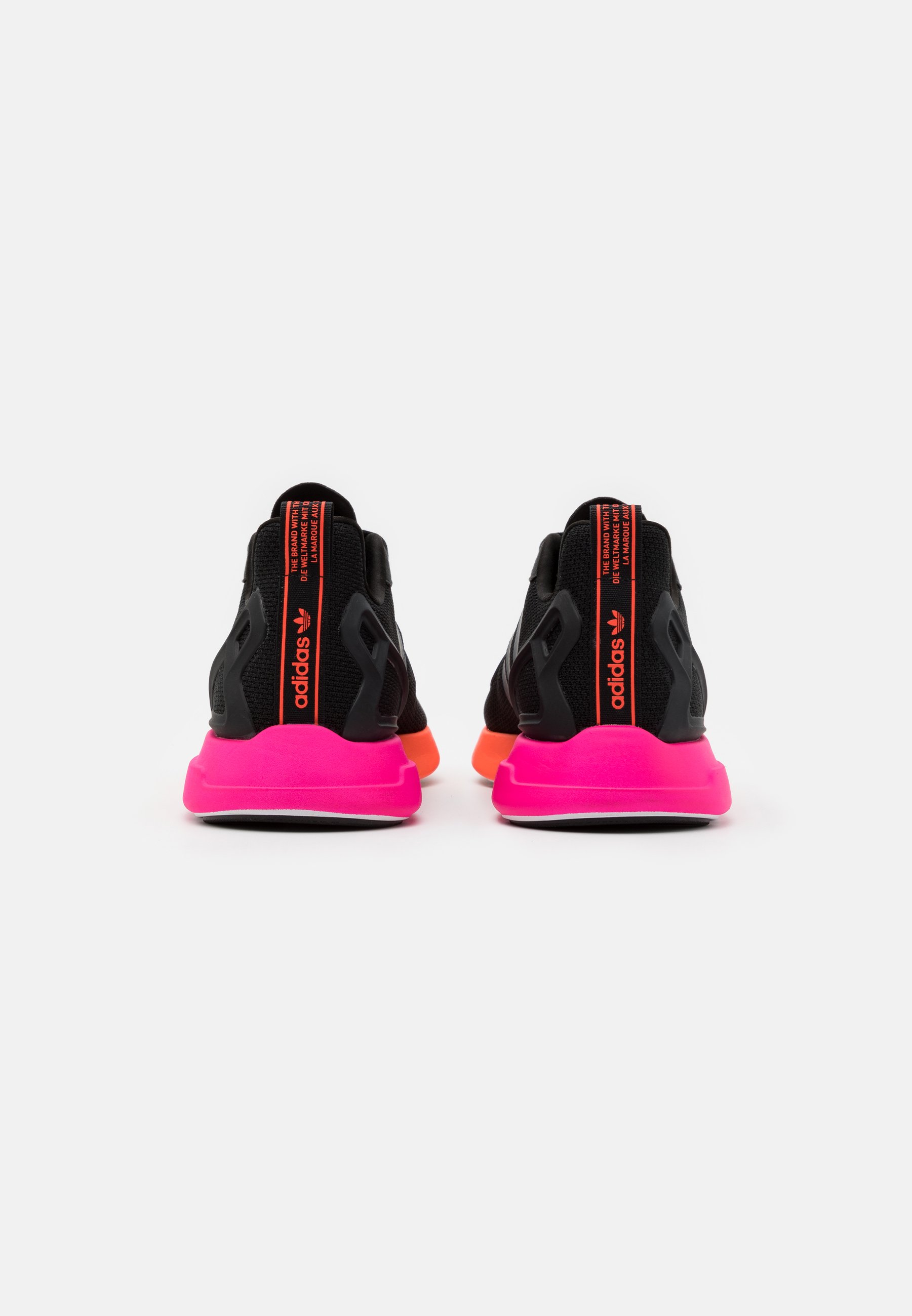 adidas Originals ZX 2K FLUX SPORTS INSPIRED SHOES UNISEX - Sneakers laag -  core black/grey six/shock pink/Zwart - Zalando.nl