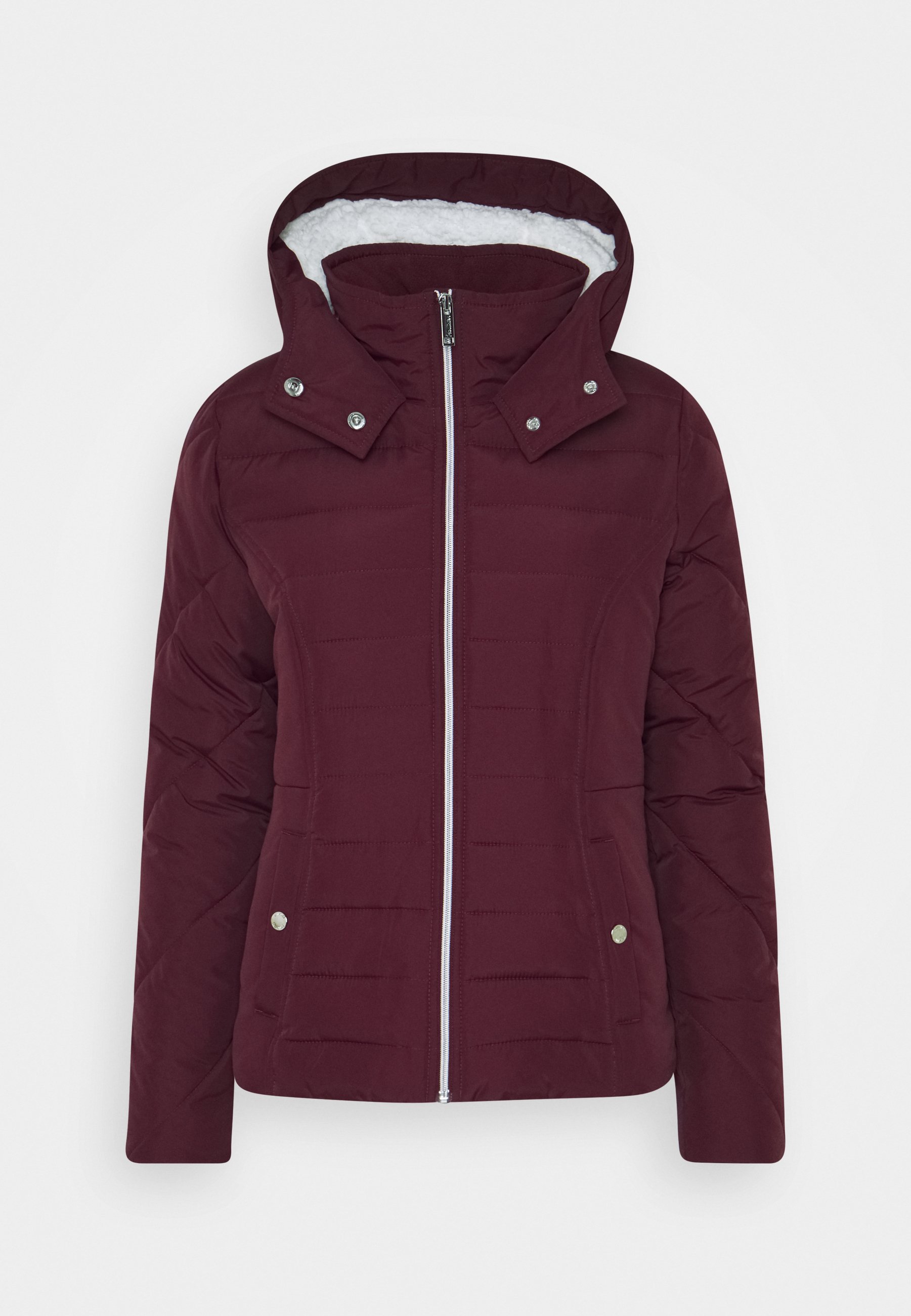 Vero Moda Boxy fit gewatteerd jack en vichy-motief, model 'LYON' in middenbruin online kopen | P&C