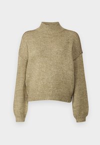 VILA VIBIRTHE ROLL NECK - Pulover - gothic olive