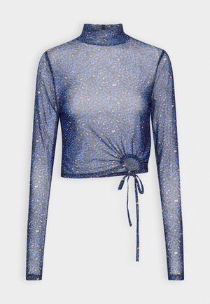 Noisy May NMLESLEY TIE - Top s dlhým rukávom - blue lolite