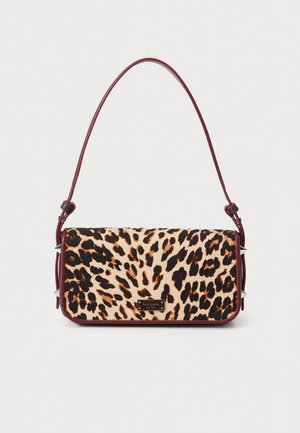 DOWNTOWN LEOPARD FABRIC SHOULDER BAG - Pikkulaukku - multicoloured