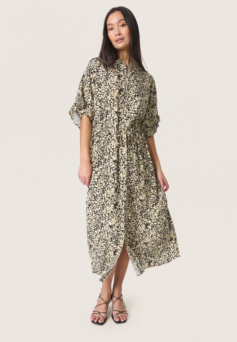 Soaked in Luxury - SLNaya Saphira - Shirt dress - sandshell stroke print, Enlarge