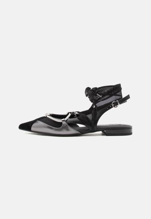 Pinko GIANIRA - Ballerines à brides arrière - black