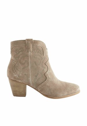 REGULAR - Cowboy-/Bikerstiefelette - mink brown