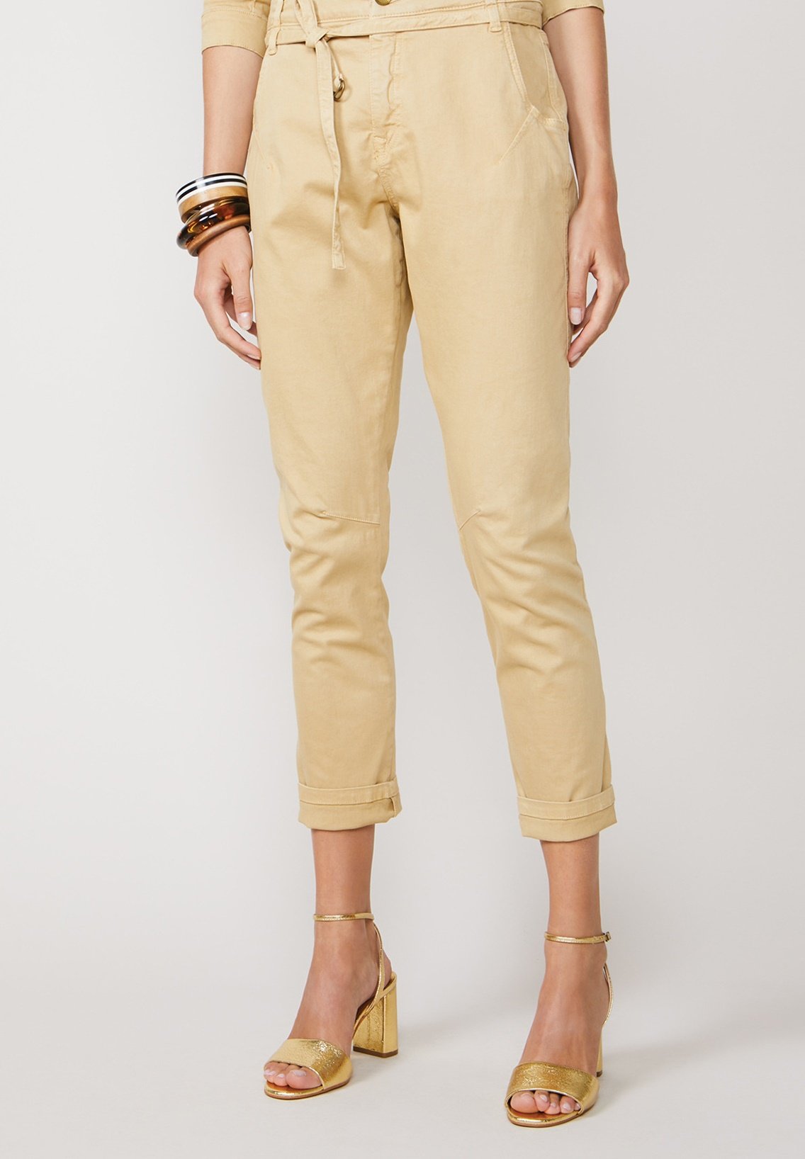 Summum Woman Broek - straw/Beige - Zalando.nl