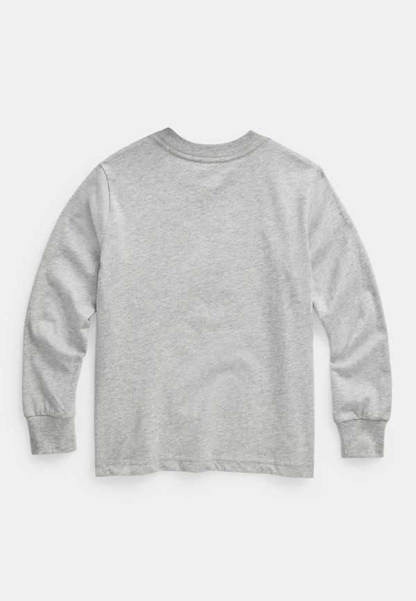 COTTON JERSEY LONG SLEEVE T-SHIRT - Long sleeved top - andover heather2
