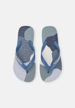 TOP LOGOMANIA COLORS UNISEX - Chanclas de dedo - indigo blue