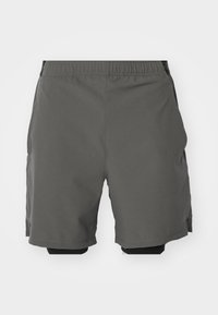 VANISH WOVEN - Short 2 en 1 - castlerock/black