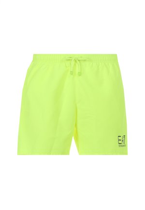 EA7 Emporio Armani CON LOGO FLUO - Bañador corto - neon yellow