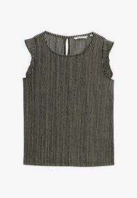 Selectat, black and beige stripe