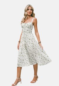 Cupshe MIDI MILKMAID - Robe de jour - white