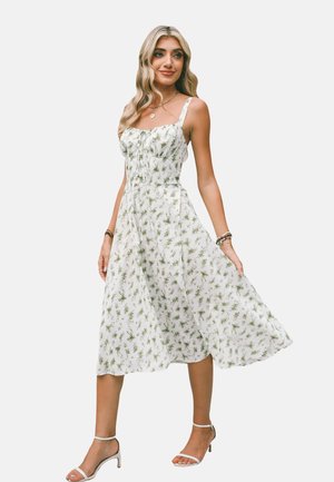 Cupshe MIDI MILKMAID - Day dress - white