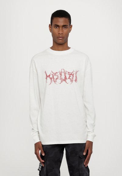 Ksubi SABBATH  BIGGIE TEE VINTAGE  - Bluză cu mânecă lungă - white