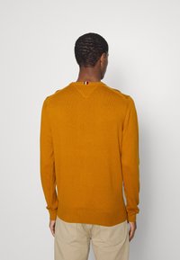 Tommy Hilfiger PIMA ORG CTN CASHMERE CREW NECK - Camisola - crest gold