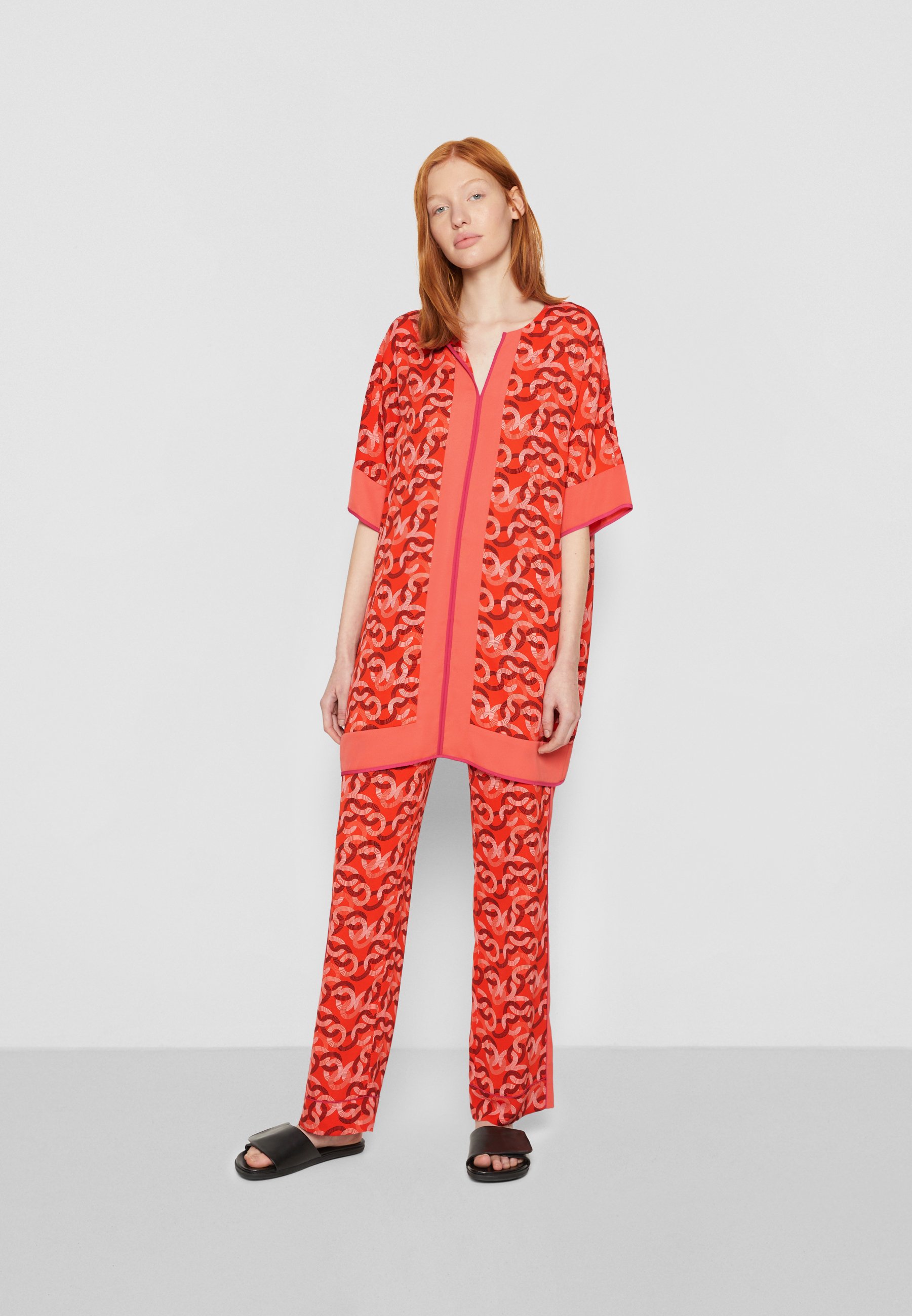 Diane von Furstenberg BABETTE - Túnica - red/naranja - Zalando.es