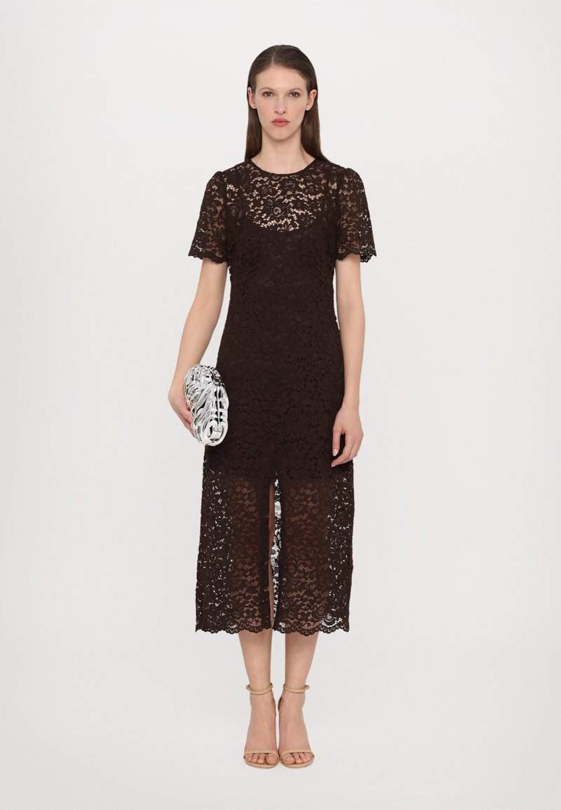 Cult Gaia EZARA CLUTCH - Clutch - shiny silver coloured