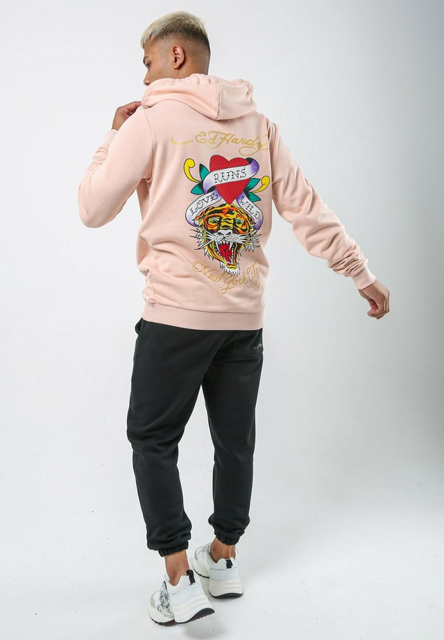 WILD-LOVE HOODY - Hoodie - dusty pink