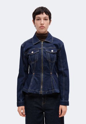 GAP, PEPLUM JACKET - Дънково яке - dark wash