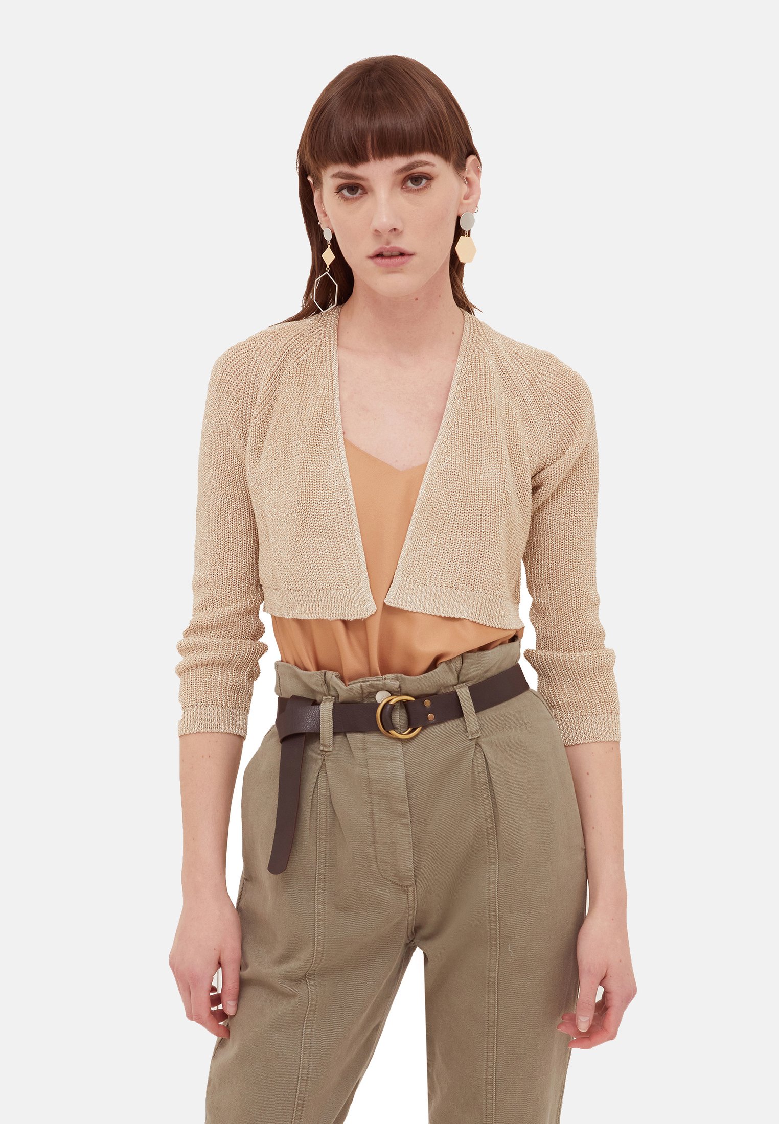 coprispalle beige motivi