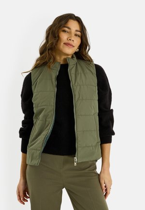 RÉVERSIBLE SANS MANCHES - Veste sans manches - kaki