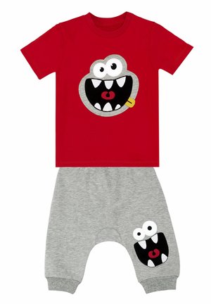 SET MR LAUGH - Verryttelyhousut - rot