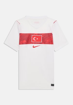 Nike Performance, TURKIYE STADIUM AWAY UNISEX - T-shirt de sport - white/sport red