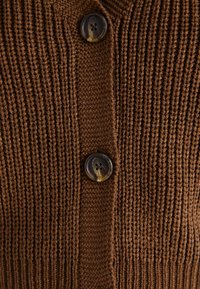 Vero Moda VMLEA V NECK CUFF - Kardigan - pinecone
