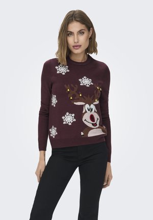 ONLY XMAS BELL LS EX  - Maglione - port royale