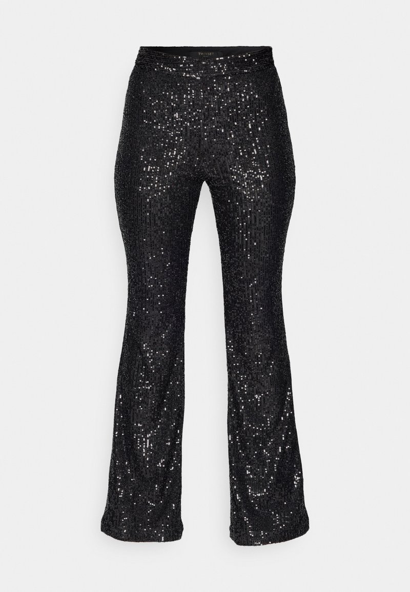 TWINSET Broek zwart-metallic TWINSET Broek zwart-metallic