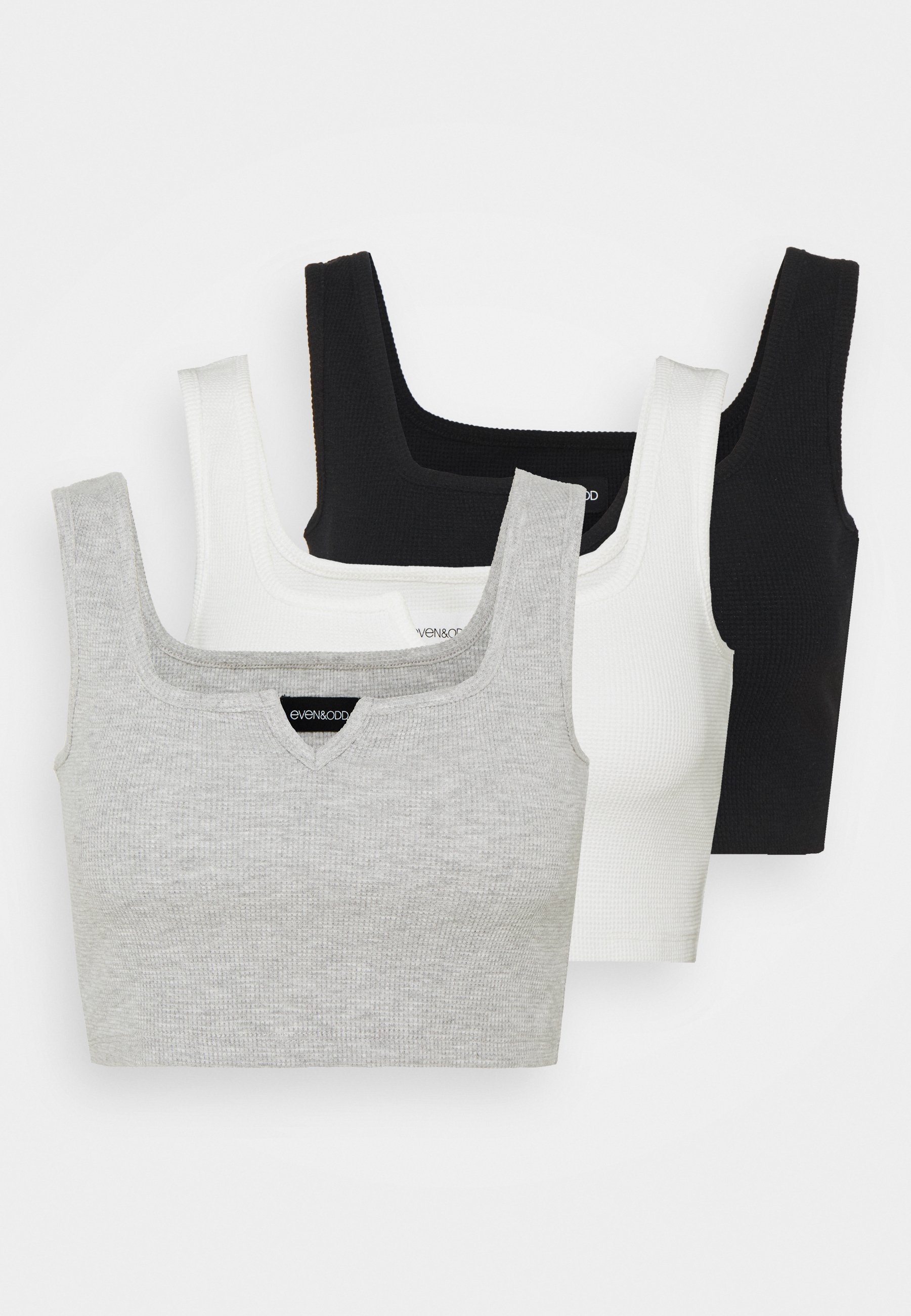 Black white grey top