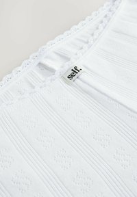 POINTELLE KNICKERS - Bikses - white