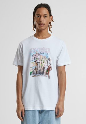 Mister Tee COSTA - Printtipaita - white