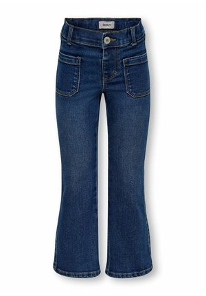 ONLY MINI, FLARED FIT JEANS KMGBLAIR FLARED FIT JEANS - Bootcut-teksad - medium blue denim