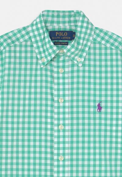 Polo Ralph Lauren GINGHAM COTTON POPLIN SHIRT - Camisa - key west green/white