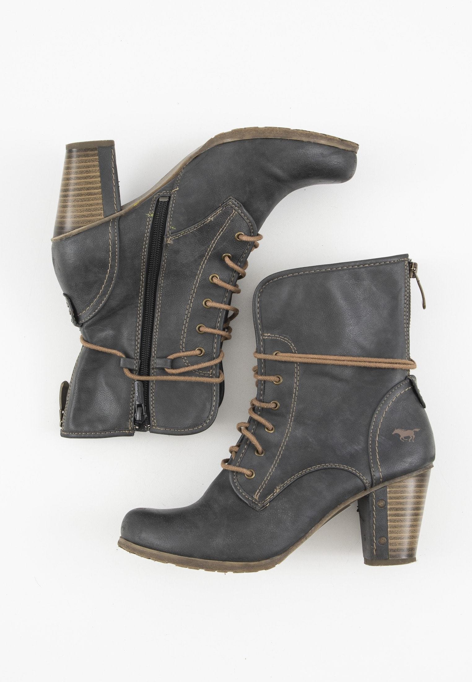 Mustang Botines con cordones - blau/azul - Zalando.es