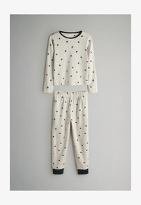 Valgt, navy blue cream stripe
