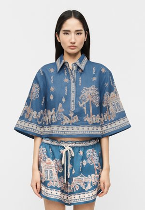 ACACIA CROPPED SHIRT - Blúz - blue